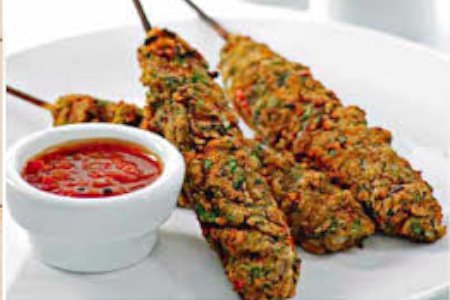 Veg Subz Seekh Kebab