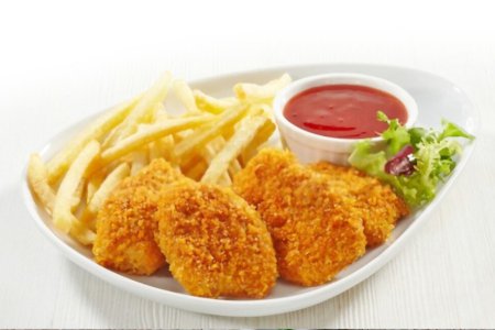Chicken Nuggets with Fries