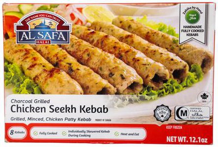 Al Safa Frozen Chicken Seekh Kebab 8 Count