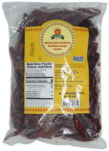 Laxmi Dried Dry Red Chilies Chilli Whole 400gm