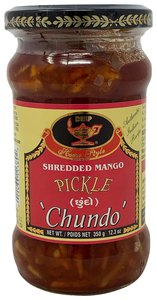 Deep Shredded Mango Chundo Pickle (Sweet & Spicy) 350gm