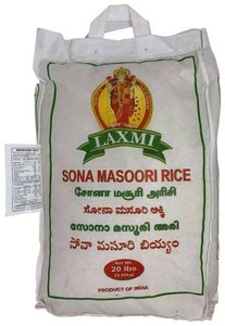 Laxmi Sonamasuri Sona Masoori Rice 20LB