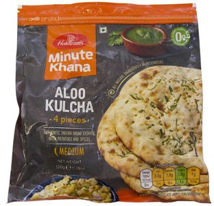 Haldiram's Frozen Aloo Kulcha 4 Pieces - 320gm