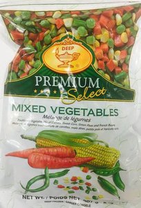 Deep Frozen Premium Mixed Vegetables Green Peas Carrots Green Beans Corn