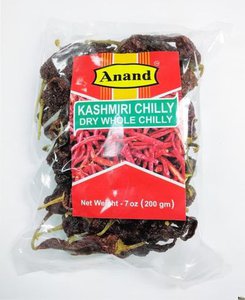 Anand Kashmiri Dried Dry Red Chilies Whole