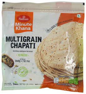 Haldiram's Frozen Multigrain Chapati 12 Pieces - 360gm