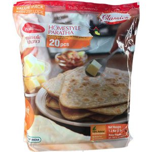 Haldiram's Frozen Home Style Homestyle Paratha (20 Pieces) 1.2KG