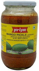 Priya Mango Pickle (With Garlic) 1KG