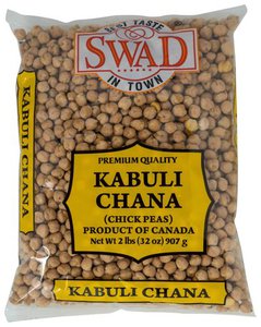 Swad Kabuli Chana (Chickpeas) Dry Dried Garbanzo Beans 2LB