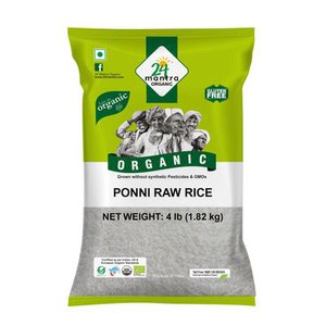 24 Mantra Organic Ponni Raw Rice 4LB