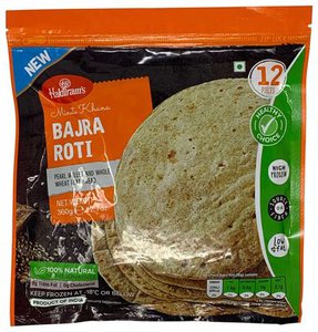 Haldiram's Frozen Bajra Bajri Roti 360gm (12 Count)