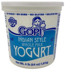Gopi Whole Yogurt Plain 64oz
