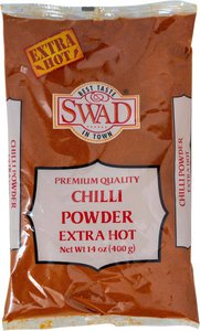 Swad Red Chili Chilli Powder Extra Hot 14oz