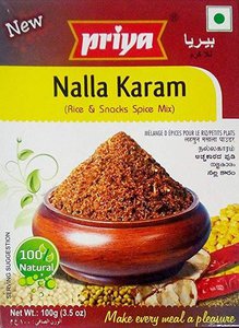 Priya Nalla Karam (Rice & Snacks Spice Mix)