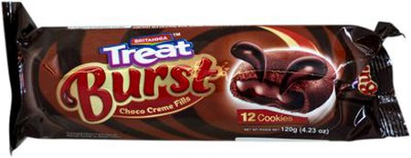 Britannia Treat Burst Choco Cream 120gm