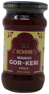 Deep Sweet & Spicy Mango Pickle (Gor-Keri Gorkeri) 340gm