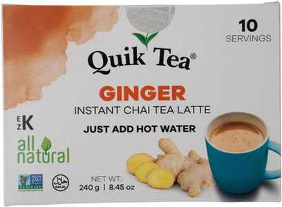 Quik Tea All Natural Ginger Instant Chai