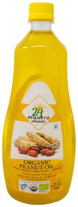 24 Mantra Organic Peanut Oil 1 Liter