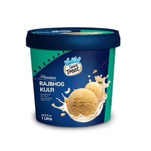 Vadilal Quick Treat Rajbhog Kulfi Ice Cream 1 Liter