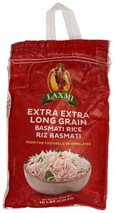 Laxmi Extra Long Grain Basmati Rice 10LB