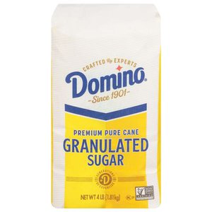 Domino Premium Sugar Cane Granulated Sugar 4 lb. Bag
