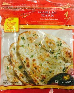 Deep Frozen Garlic Naan