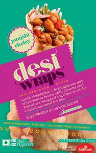 Haldiram's Frozen Desi Wraps Punjabi Chol300