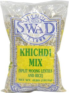 Swad Khichdi Mix (Split Moong Lentils & Rice) 4LB