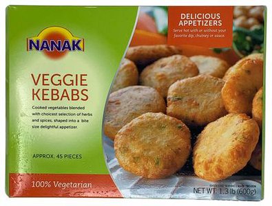 Nanak Frozen Veggie Kebabs