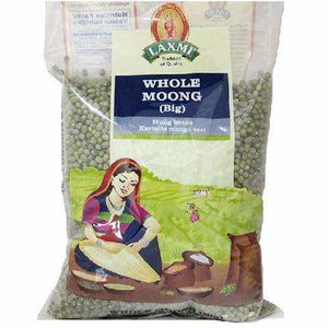 Laxmi Green Moong Mung Whole Beans (Big) 4LB