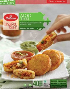 Haldiram's Frozen Aloo Tikki 40 Count