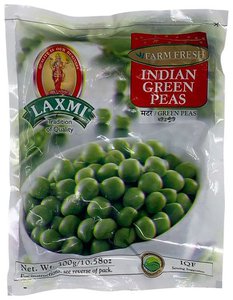 Laxmi Farm Fresh Frozen Indian Green Peas 300gm