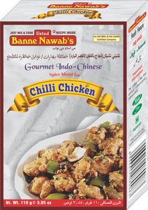 Ustad Banne Nawab's Chilli Chicken Masala Spice Mix 110gm
