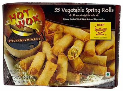 Deep Frozen Vegetable Spring Rolls 35 Count