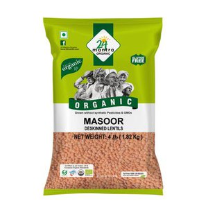 24 Mantra Organic Masoor Malka 4LB