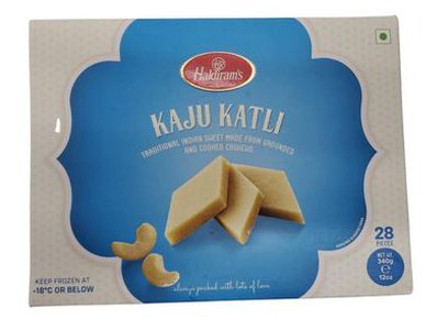 Haldiram's Kaju Katli Indian Dessert (28 Pieces) 340gm