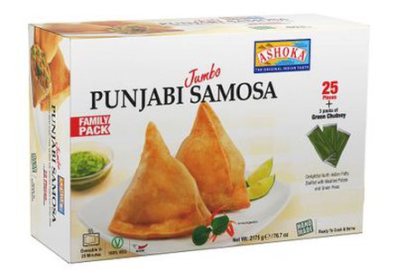 Ashoka Frozen Jumbo Punjabi Samosa 25 Pieces