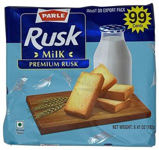 Parle Premium Milk Rusk 182gm