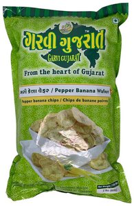 Garvi Gujarat Pepper Banana Chips Wafer 2LB