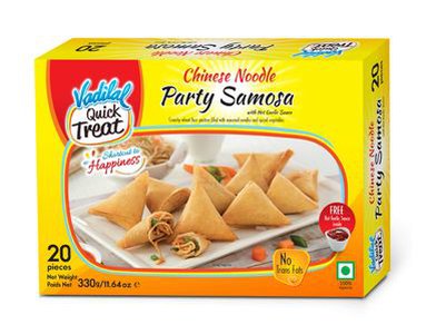 Vadilal Frozen Chinese Noodle Party Samosa (20 Count) 330gm