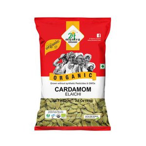 24 Mantra Organic Green Cardamom 100gm