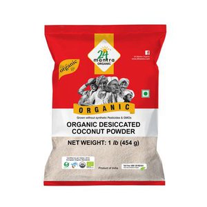 24 Mantra Organic Desiccated Coconut Powder 1LB