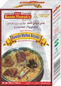 Ustad Banne Nawab's Nawabi Mutton Biryani Masala Spice Blend 96gm