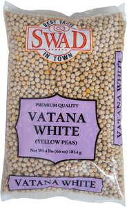Swad Dried White Peas Vatana 4LB