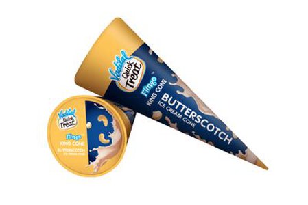 Vadilal Quick Treat Butterscotch Ice Cream Cone 110ml