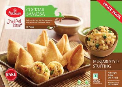 Haldiram's Frozen Cocktail Samosa 70 Count