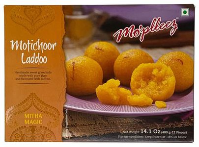 Haldiram's Frozen Mopleez Motichoor Laddoo (400gm - 12 Pieces)