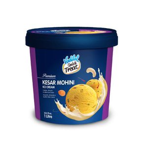 Vadilal Quick Treat Kesar Mohini Ice Cream 1 Liter