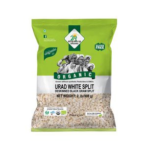 24 Mantra Organic Urid Urad Dal White Split