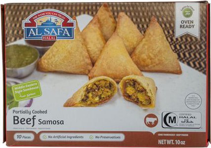 Al Safa Frozen Beef Samosa 10 Pieces